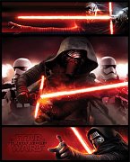 Star Wars Epizoda VII Mini Plakáty Kylo Ren Panels - 5 kusů