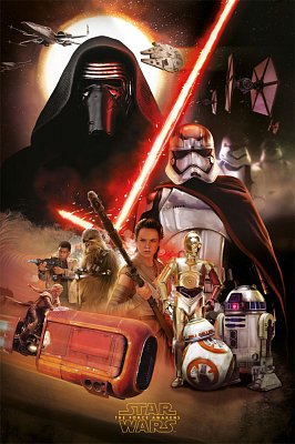 Star Wars Epizoda VII Plakáty Montage - 5 kusů