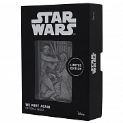 Star Wars Iconic Scene Collection Limitovaná edice Ingot Setkáváme se znovu
