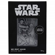 Star Wars Iconic Scene Collection Limitovaná edice Ingot Setkáváme se znovu