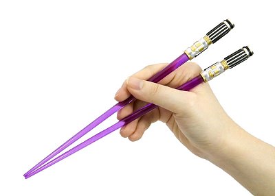 Star Wars Jídelní hůlky Světelný meč Mace Windu