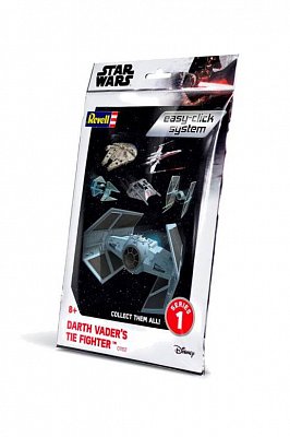 Star Wars Level 2 Easy-Click Snap Model Kit Series 1 Darth Vader TIE Fighter