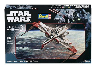 Star Wars Model Kit 1/83 ARC-170 Fighter 10 cm