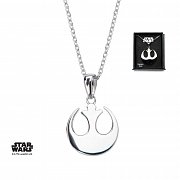 Star Wars Necklace Rebel Alliance Symbol 46 cm (Sterling Silver)