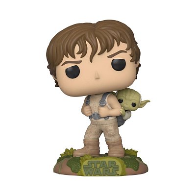 Star Wars POP! Filmy Vinyl Figura Trénink Luke s Yodou 9 cm