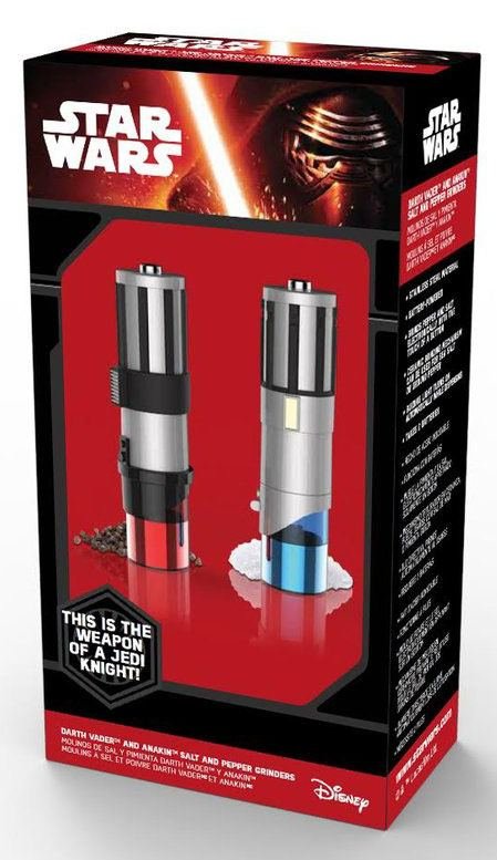 Star Wars Lightsaber Salt and Pepper Mill