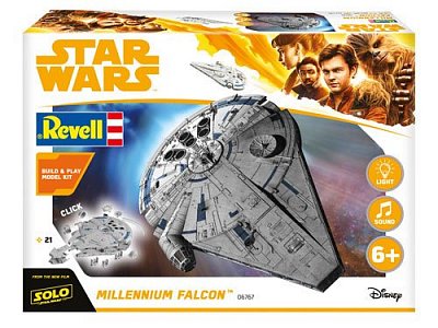 Star Wars Solo Build & Play Model Kit with Sound & Light Up 1/164 Millennium Falcon