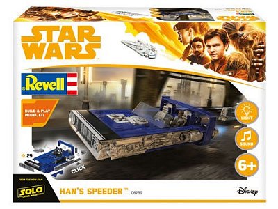Star Wars Solo Build & Play Model Kit with Sound & Light Up 1/28 Han\'s Speeder