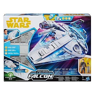 Star Wars Solo Force Link 2.0 Vehicle with Figure 2018 Kessel Run Millennium Falcon --- DAMAGED PACKAGING