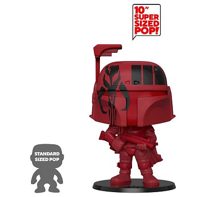 Star Wars Super Sized POP! Vinyl Figure Boba Fett (Red) 25 cm