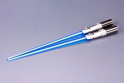 Star Wars Svítící jídelní hůlky Světelný meč Luka Skywalkera