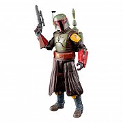 Star Wars: The Book of Boba Fett Černá série Deluxe akční figurka 2022 Boba Fett (Trůnní sál) 15 cm - Poškozený obal