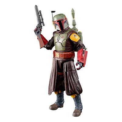 Star Wars: The Book of Boba Fett Černá série Deluxe akční figurka 2022 Boba Fett (Trůnní sál) 15 cm - Poškozený obal