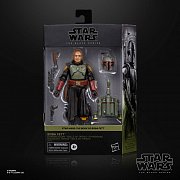 Star Wars: The Book of Boba Fett Černá série Deluxe akční figurka 2022 Boba Fett (Trůnní sál) 15 cm - Poškozený obal