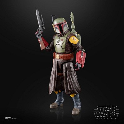 Star Wars: The Book of Boba Fett Černá série Deluxe akční figurka 2022 Boba Fett (Trůnní sál) 15 cm - Poškozený obal