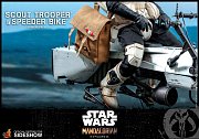 Akční figurka Star Wars The Mandalorian 1/6 Scout Trooper & Speeder Bike 30 cm