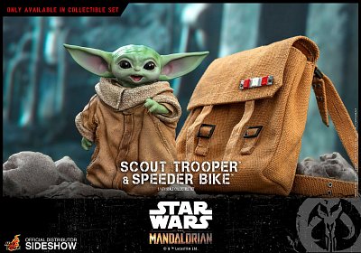 Akční figurka Star Wars The Mandalorian 1/6 Scout Trooper & Speeder Bike 30 cm