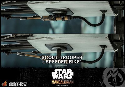 Akční figurka Star Wars The Mandalorian 1/6 Scout Trooper & Speeder Bike 30 cm