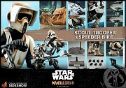 Akční figurka Star Wars The Mandalorian 1/6 Scout Trooper & Speeder Bike 30 cm