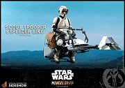 Akční figurka Star Wars The Mandalorian 1/6 Scout Trooper & Speeder Bike 30 cm