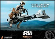 Akční figurka Star Wars The Mandalorian 1/6 Scout Trooper & Speeder Bike 30 cm