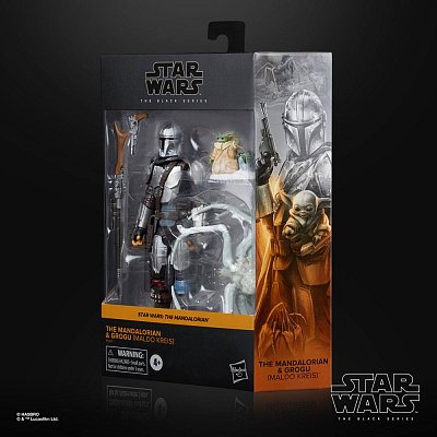 Sběratelské akčné figurky Star Wars The Mandalorian Black Series 2021 Mandalorian & Grogu (Maldo Kreis) 15 cm