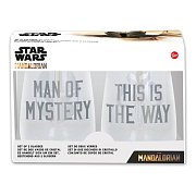 Star Wars The Mandalorian Crystal Glasses 2-Packs Case (6)