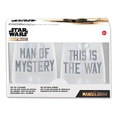 Star Wars The Mandalorian Crystal Glasses 2-Packs Case (6)