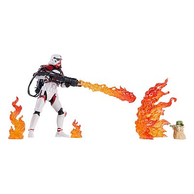 Star Wars: The Mandalorian Vintage Collection Akční figurka 2022 Incinerator Trooper & Grogu 10 cm