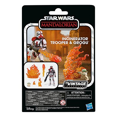 Star Wars: The Mandalorian Vintage Collection Akční figurka 2022 Incinerator Trooper & Grogu 10 cm