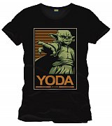 Star Wars Triko Yoda (černá)