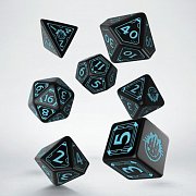 Starfinder Dice Set black & blue (7)
