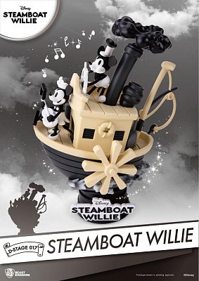 Steamboat Willie D-Stage PVC Diorama Mickey & Minnie 15 cm --- DAMAGED PACKAGING