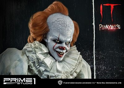 Stephen Kings It 2017 Statue 1/2 Pennywise 111 cm