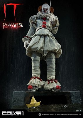 Stephen Kings It 2017 Statue 1/2 Pennywise 111 cm