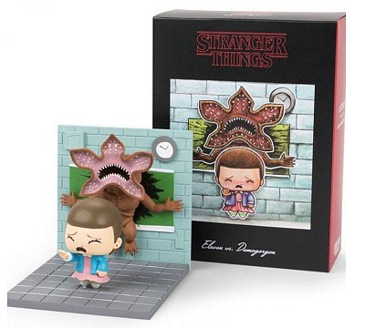 Stranger Things Diorama Eleven vs Demogorgon Lootcrate Exclusive 13 x 14 cm