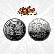 Street Fighter Collectable Coin 30th Anniversary Ryu vs Chun-Li (silver plated)