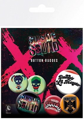 Suicide Squad Pin Badges 6-Pack Lil Monster