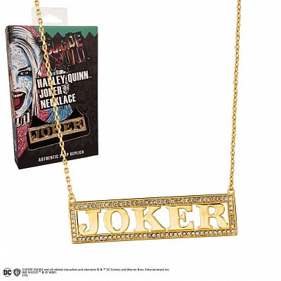 Suicide Squad Replica 1/1 Harley Quinn\'s Joker Necklace (gold-plated)