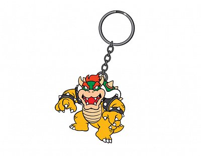 Super Mario Bros. Gumová klíčenka Bowser