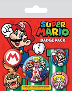 Super Mario Pin Badges 5-Pack