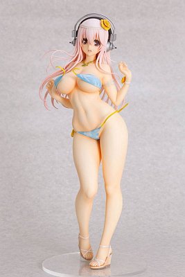 Super Sonico Statue 1/4.5 Super Sonico Summer Vacation Ver. 35 cm --- DAMAGED PACKAGING