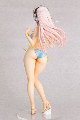 Super Sonico Statue 1/4.5 Super Sonico Summer Vacation Ver. 35 cm --- DAMAGED PACKAGING
