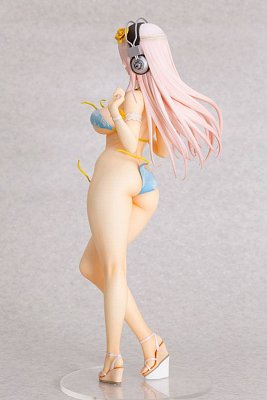 Super Sonico Statue 1/4.5 Super Sonico Summer Vacation Ver. 35 cm --- DAMAGED PACKAGING