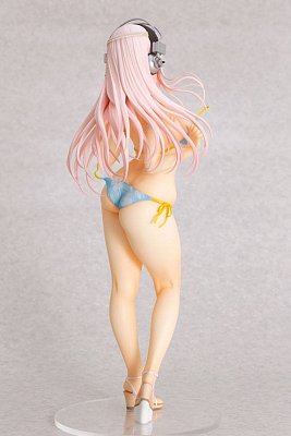 Super Sonico Statue 1/4.5 Super Sonico Summer Vacation Ver. 35 cm --- DAMAGED PACKAGING