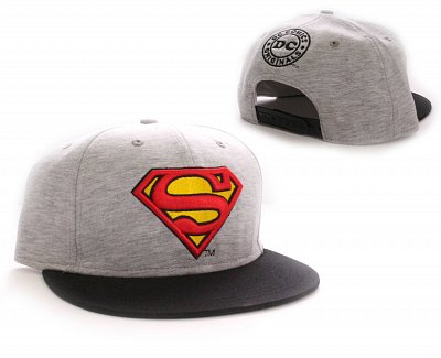 Superman Adjustable Cap Vintage Logo grey