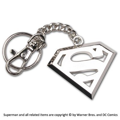 Superman Metal Key Ring Logo
