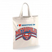 Superman Tote Bag Shopping in Metropolis