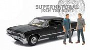 Supernatural Diecast Model 1/18 1967 Chevrolet Impala Sport Sedan with 2 figures