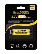 SuperPOWER 18500 lithium-ion reachargable batterie 1500 mAh -3,7 V (protected)